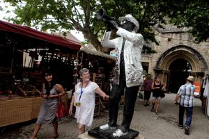 Jazz in Marciac statue Branford Marsalis 2013